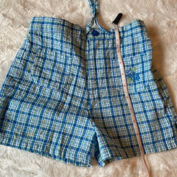 ☀️3/ $25 Girl’s Ragscals Blue Plaid Cotton Shorts Girls Size 5 - Picture 5 of 12